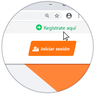 Regístrate en el portal